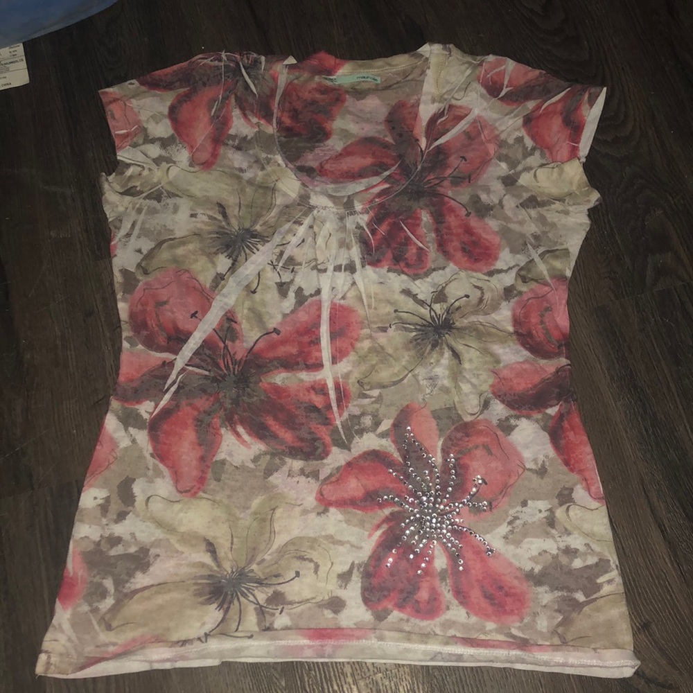 Flower Print Shirt